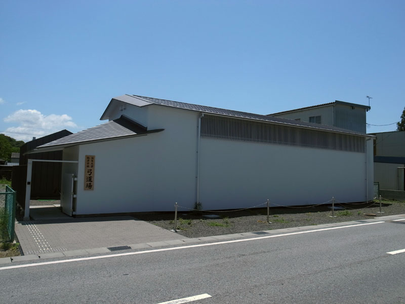 Japanese archery place of Shiga University 